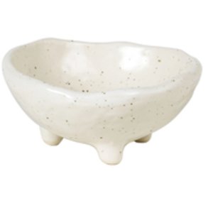 Broste Copenhagen Nordic Vanilla Skål Ø8,5 cm, Cream w. Grains