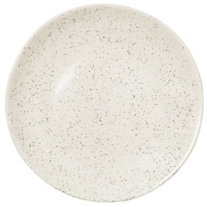 Broste Copenhagen Nordic Vanilla Tallerken 20 cm, Cream w. Grains