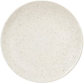 Broste Copenhagen Nordic Vanilla Tallerken 26 cm, Cream w. Grains