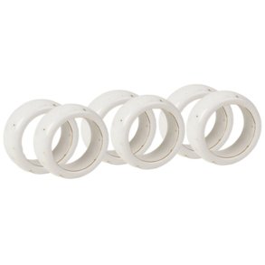 Broste Copenhagen Nordic Vanilla Servietring 6 stk. Ø4,5 cm, Cream w. Grains