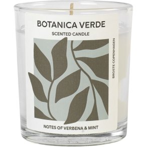 Broste Copenhagen Duftlys Ø7,4/H8,3 cm, Botanica Verde