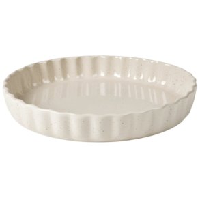 Broste Copenhagen Vig Tærtefad Ø25 cm, Beige