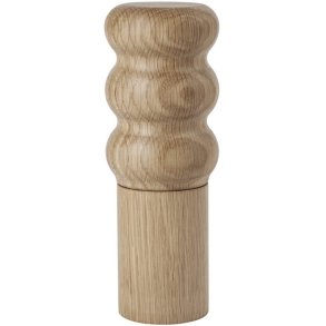 Broste Copenhagen Edgar Salt- og Peberkværn H20 cm, Natural Olieret eg