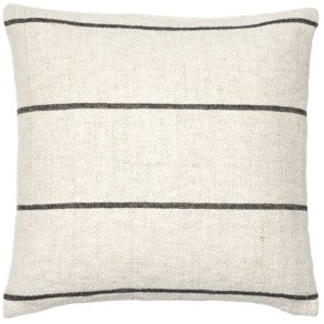 Broste Copenhagen Sigrid Pudebetræk 50x50 cm, Light Beige/Black