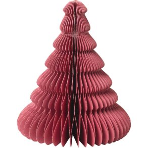 Broste Copenhagen Honeycomb Juletræ H15 cm, Pompeian Red