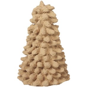 Broste Copenhagen Pulp Juletræ H16 cm, Brun