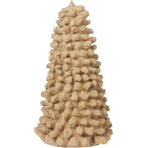 Broste Copenhagen Pulp Juletræ H21 cm, Brun