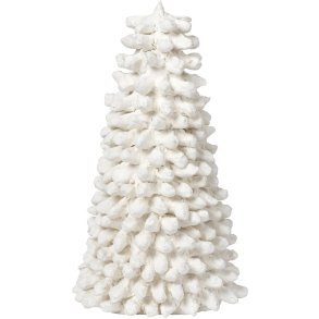 Broste Copenhagen Pulp Juletræ H21 cm, Hvid