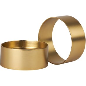 Broste Copenhagen Judie Lysestage H7,5 cm, Messingfinish