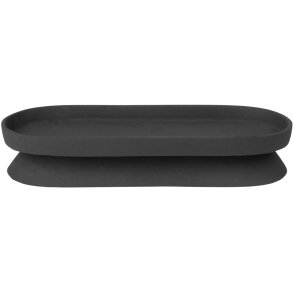 Broste Copenhagen Holger Lysfad 31,5 cm, Sort