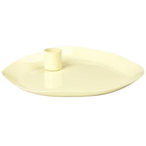 Broste Copenhagen Mie Lysestage 18 cm, Light Yellow