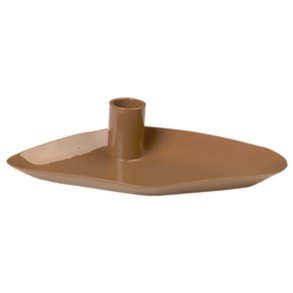 Broste Copenhagen Mie Mini Lysestage 10 cm, Caramel Brown