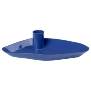 Broste Copenhagen Mie Mini Lysestage 10 cm, Intense Blue