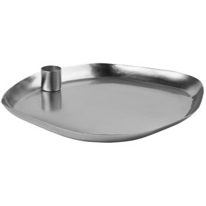 Broste Copenhagen Mie Lysestage 25 cm, Sølvfinish