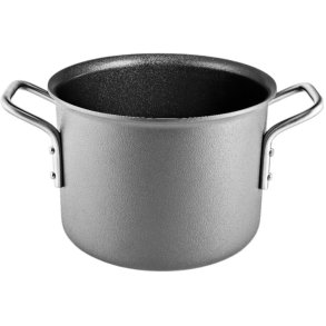 Eva Trio Grey Line Gryde m. Keramisk Slip-Let Belægning 16 cm/2,5 L, Grå