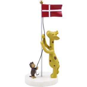 KIDS by FRIIS Bordflag Giraf & Abe H17 cm