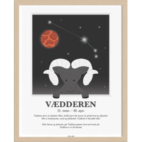 KIDS by FRIIS Plakat Vædderen A3