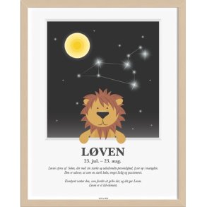 KIDS by FRIIS Plakat Løven A3