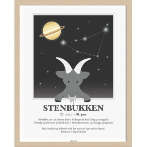 KIDS by FRIIS Plakat Stenbukken A3