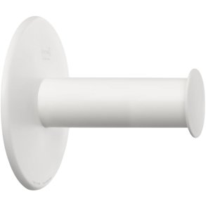 Koziol PLUG'N'ROLL Recycled Toiletrulleholder 13,5 cm, Hvid