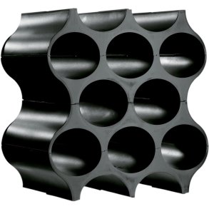 Koziol SET-UP Vinreol 36,4x35,3 cm, Cosmos Black