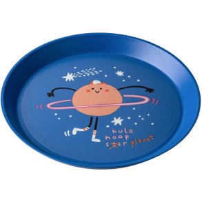 Koziol CONNECT Space Tallerken 20,5 cm, Organic Space Blue