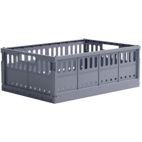 made crate Maxi Foldekasse 34x48 cm, Blue Grey