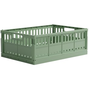 made crate Maxi Foldekasse 34x48 cm, Green Bean Green