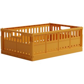 made crate Maxi Foldekasse 34x48 cm, Mustard