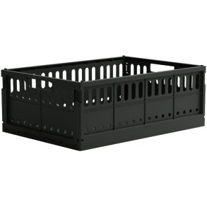 made crate Maxi Foldekasse 34x48 cm, Washed Black Sweater