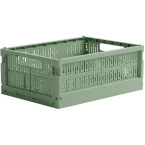 made crate Midi Foldekasse 24x34 cm, Green Bean Green