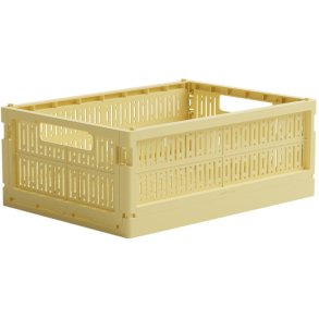 made crate Midi Foldekasse 24x34 cm, Lemon Cream