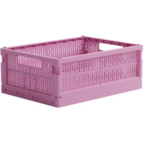 made crate Midi Foldekasse 24x34 cm, Soft Fuchsia