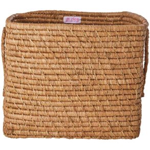 RICE Opbevaringskurv H25 cm, Brun Natur