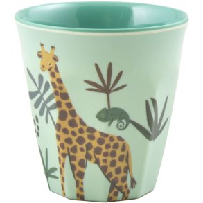 RICE Kop 16 cl, Blåt Jungledyr