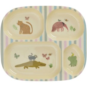 RICE Tallerken 21,6x24,3 cm, Sweet Jungle