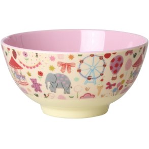 RICE Fun Fair Skål Ø15 cm, Pink