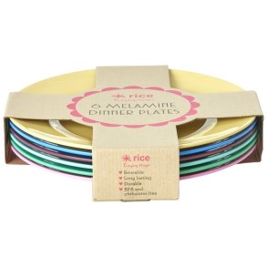 RICE Tallerken 6 stk Ø25 cm, Show Your True Colors